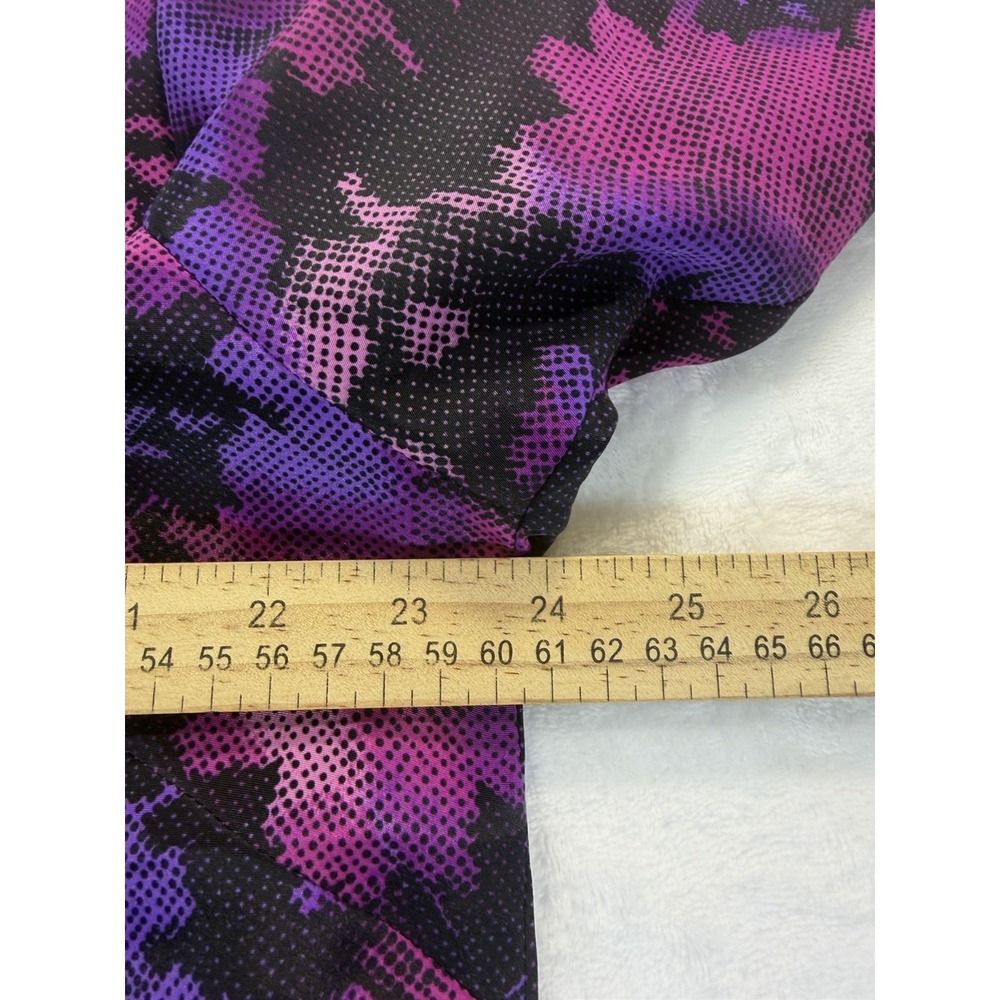Maggie Shepherd Lounge Track 2 Piece Set L Purple Abstract Australia Vtg 90s - Picture 2 of 9